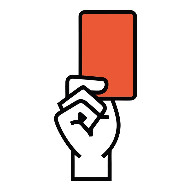 برچسب لپ تاپ پویا مارکت طرح کارت قرمز کد 3979