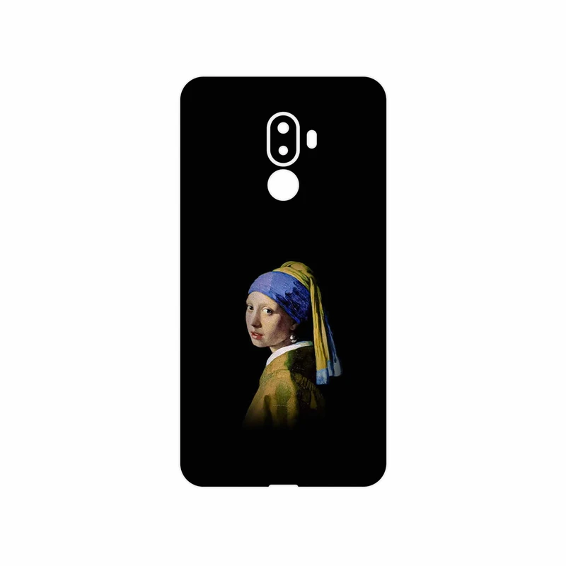 برچسب پوششی ماهوت مدل Girl with a Pearl Earring of Vermeer مناسب برای گوشی موبایل جی ال ایکس shahab