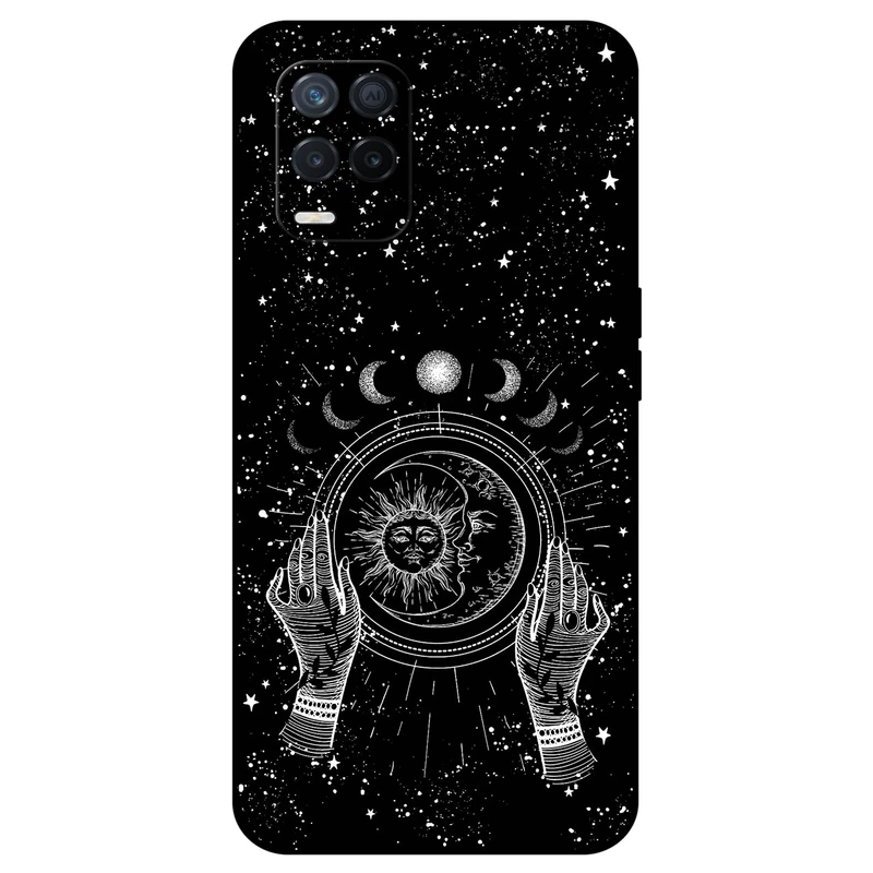 کاور مگافون طرح ماه و خورشید مدل 1892 مناسب برای گوشی موبایل ریلمی Narzo 30    