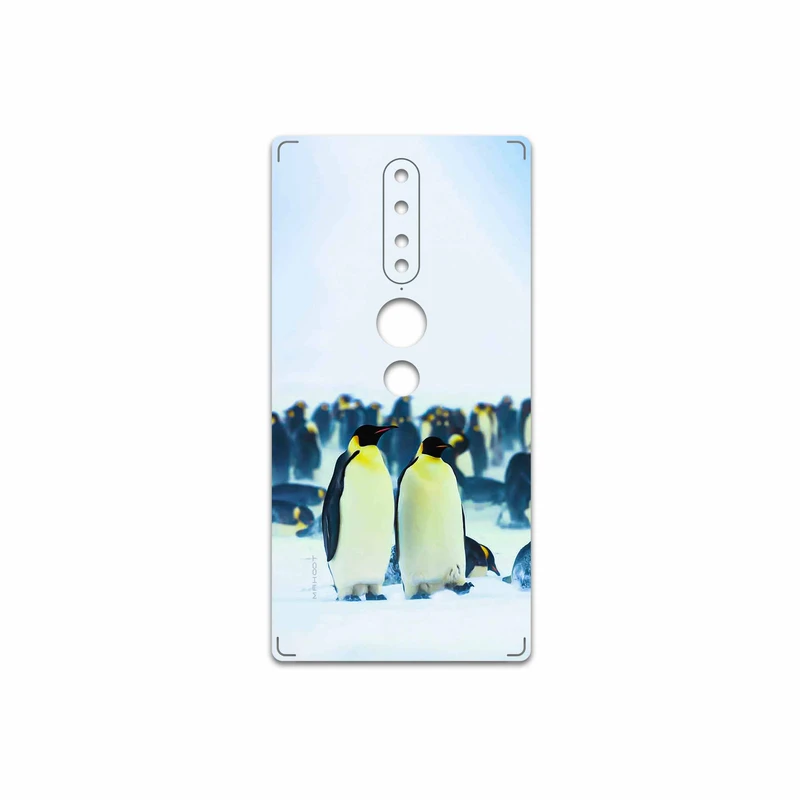 برچسب پوششی ماهوت مدل Penguin مناسب برای گوشی موبایل لنوو Phab2 Pro