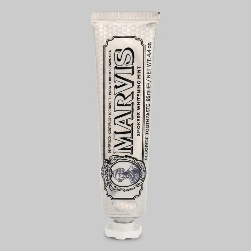 خمیر دندان سفید کننده مارویس مدل Smokers Whitening Mint حجم 85 میلی لیتر