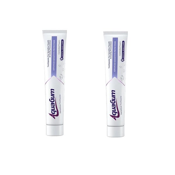 خمیر دندان آکوا گام مدل DENTAL SENSI CARE حجم 100 میلی لیتر مجموعه دو عددی