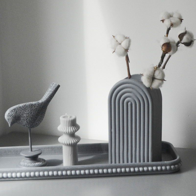 گلدان دکوری مدل رنگین کمان