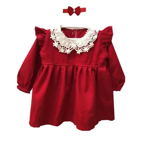 ست پیراهن و تل مو نوزادی مدل یلدا کد 20