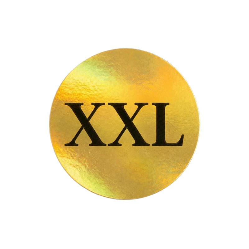 برچسب مدل هولوگرام طرح XXL بسته 200 عددی