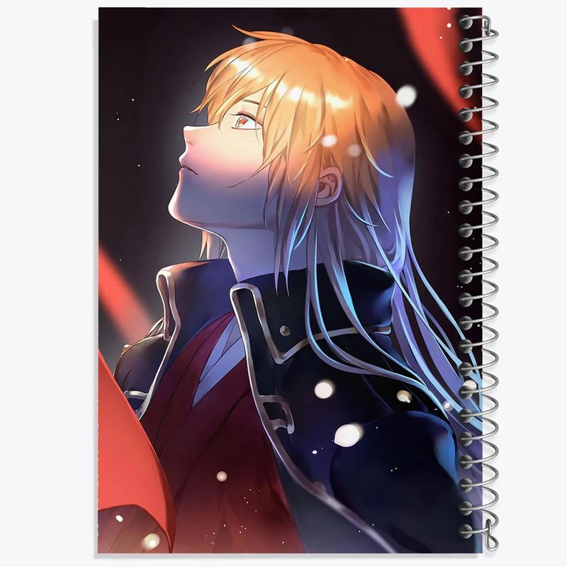 دفتر مشق 100 برگ خندالو طرح کاگویا انیمه گینتاما کد 12953