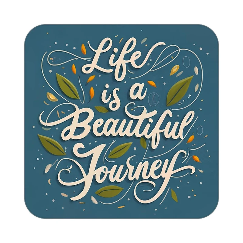 زیر لیوانی کاکتی طرح جملات انگیزشی و مثبت مدل mp25047