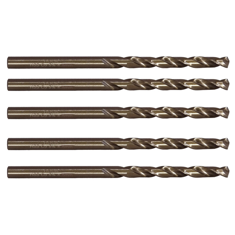 مته فلز کبالت راک مدل ART-RK-4.5mm سایز 4.5 میلی متر مجموعه 5 عددی