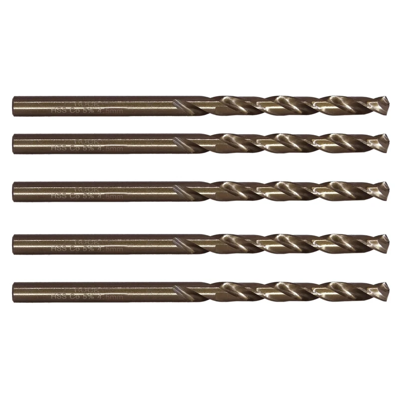 مته فلز کبالت راک مدل ART-RK-4.5mm سایز 4.5 میلی متر مجموعه 5 عددی
