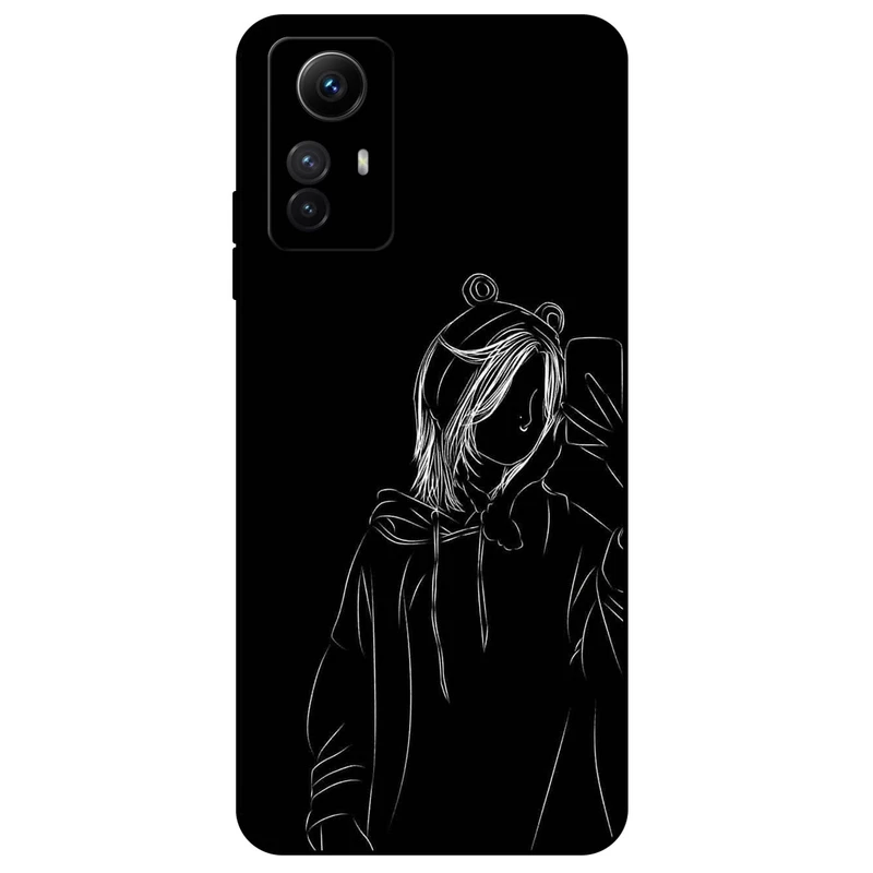 کاور مگافون طرح دخترانه مدل 1841 مناسب برای گوشی موبایل شیائومی Redmi Note 12s