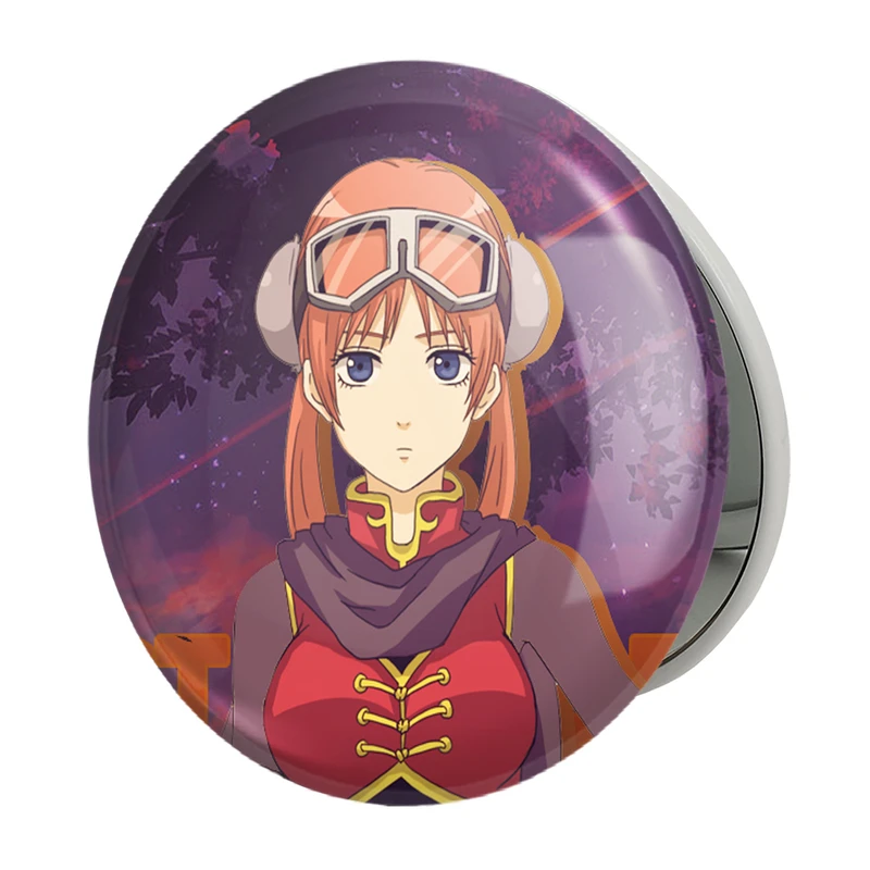 آینه جیبی خندالو طرح کاگویا انیمه گینتاما مدل تاشو کد 12930 