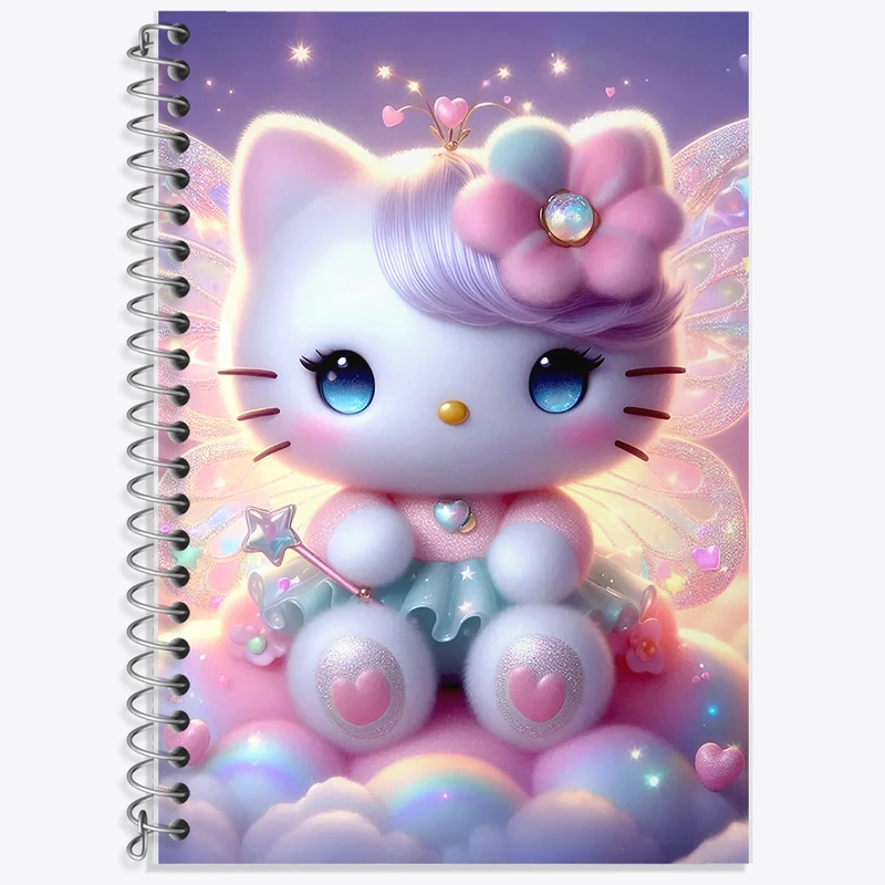 دفتر لغت 50 برگ خندالو طرح هلو کیتی (Hello Kitty) کد F6069
