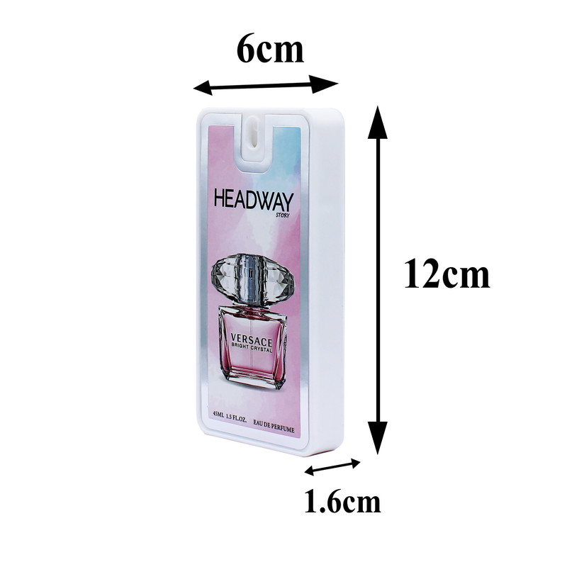 عطر جیبی زنانه هدوی مدل ورساچه برایت کریستال و گوچی فلورا حجم 45 میلی لیتر مجموعه 2 عددی