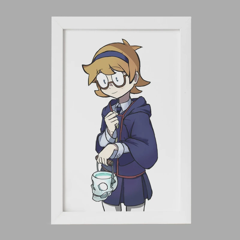 تابلو خندالو مدل جانسون انیمه جادوگران کوچک Little Witch Academia  کد 22858