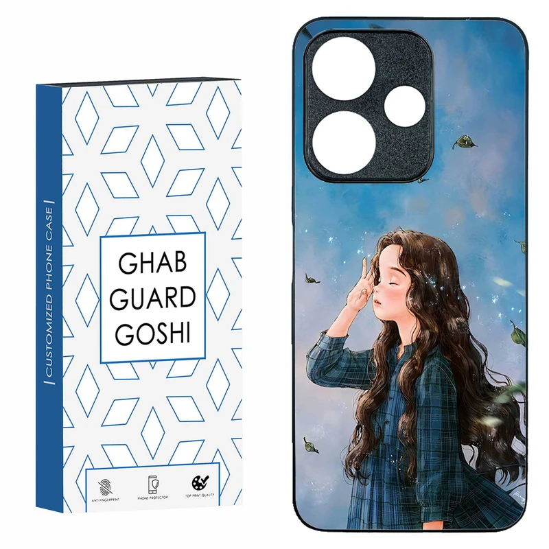 کاور قاب گارد گوشی طرح دخترانه کد TPU-037 مناسب برای گوشی موبایل شیائومی  REDMI 13  