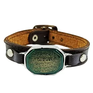 دستبند مردانه سلین کالا مدل عقیق خطی کد ce-As40