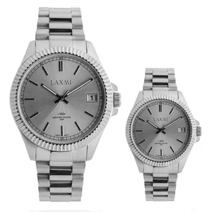 ست ساعت مچی عقربه‌ای کوارتز زنانه و مردانه لاکسمی مدل 8506.44