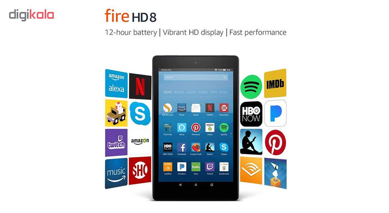 کتاب خوان آمازون مدل Fire HD 8 ظرفیت 16 گیگابایت