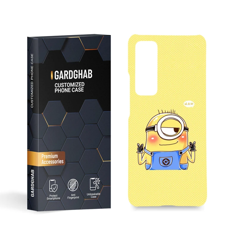 کاور گارد قاب مدل مینیون مناسب برای گوشی موبایل هوآوی Nova 7 pro 