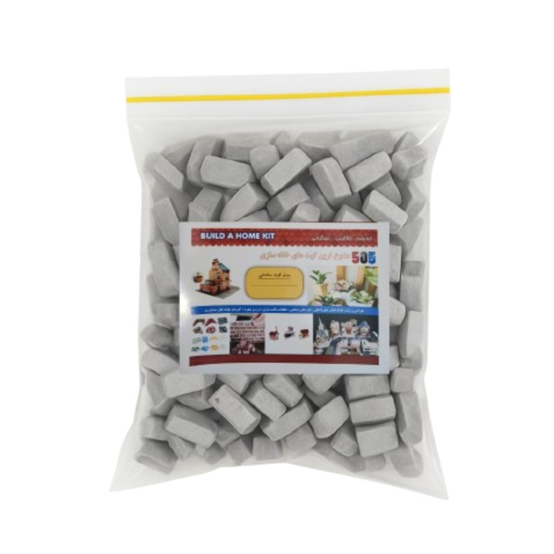 ساختنی 256 تکه 505 مدل آجر خانه سازی مینیاتوری کد Brk--256