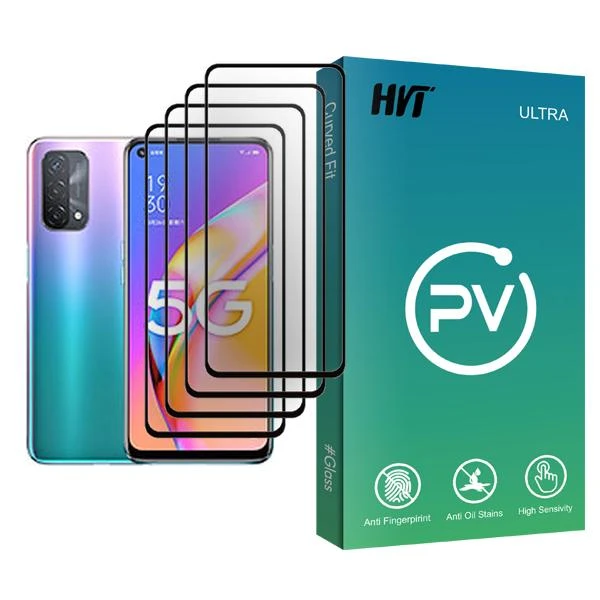 محافظ صفحه نمایش اچ وی تی مدل PV Glass MIX004 مناسب برای گوشی موبایل اوپو A93 5G بسته چهار عددی