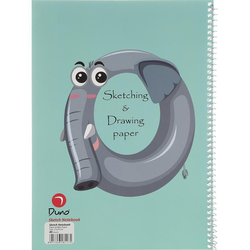 دفتر نقاشی 40 برگ دونو مدل فیلی