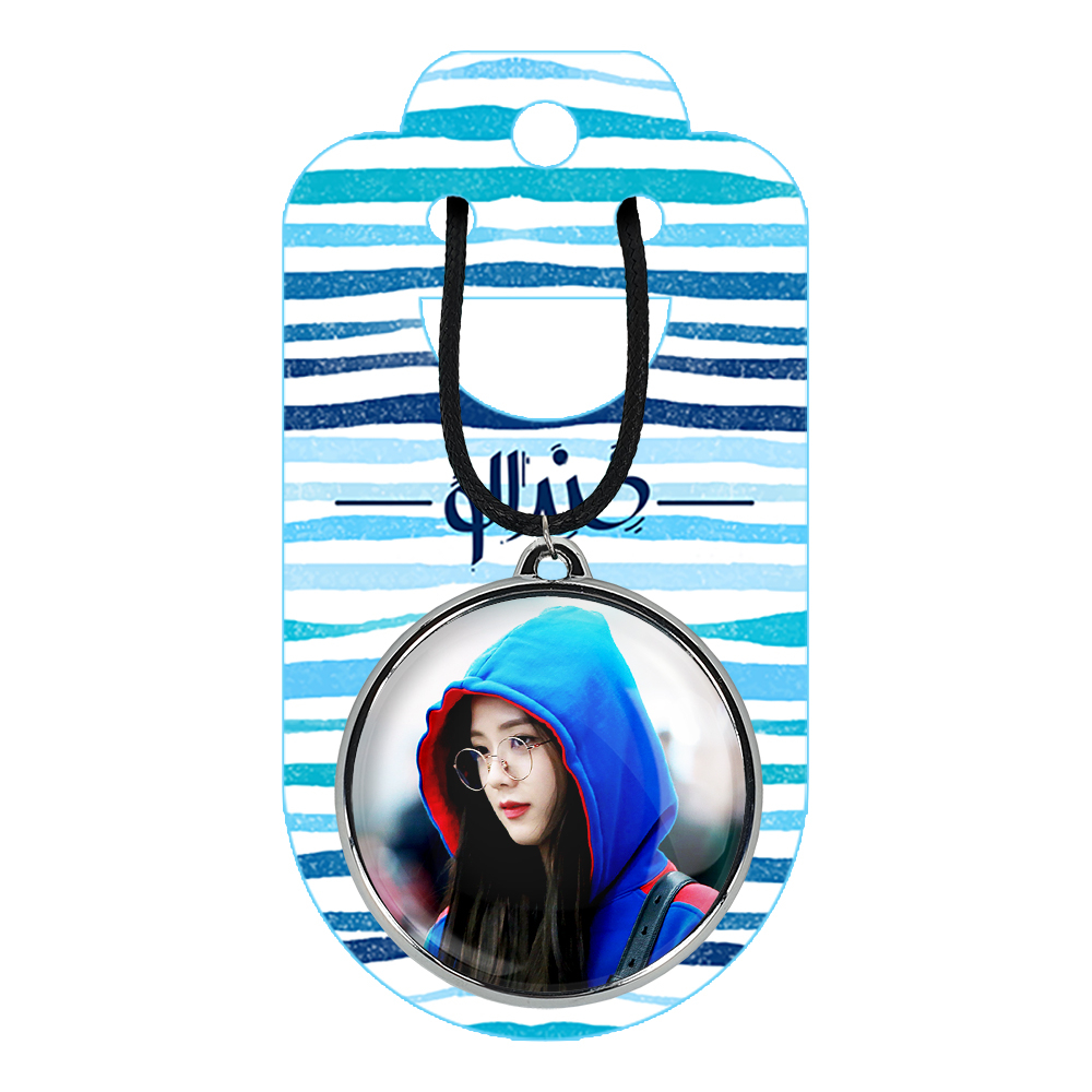 گردنبند خندالو مدل جیسو بلک پینک کد 1420114208