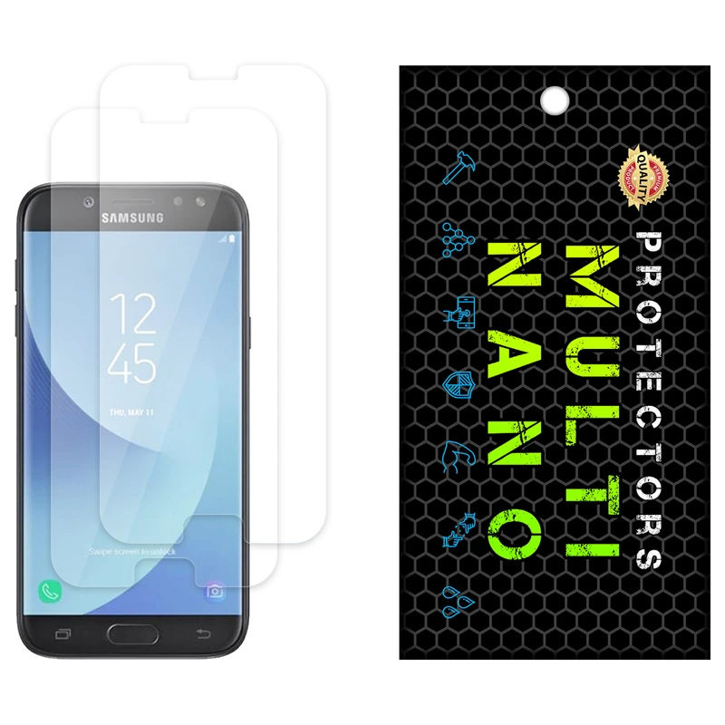 محافظ صفحه نمایش شفاف مولتی نانو مدل X-S2N مناسب برای گوشی موبایل سامسونگ Galaxy J5 2017 بسته دو عددی