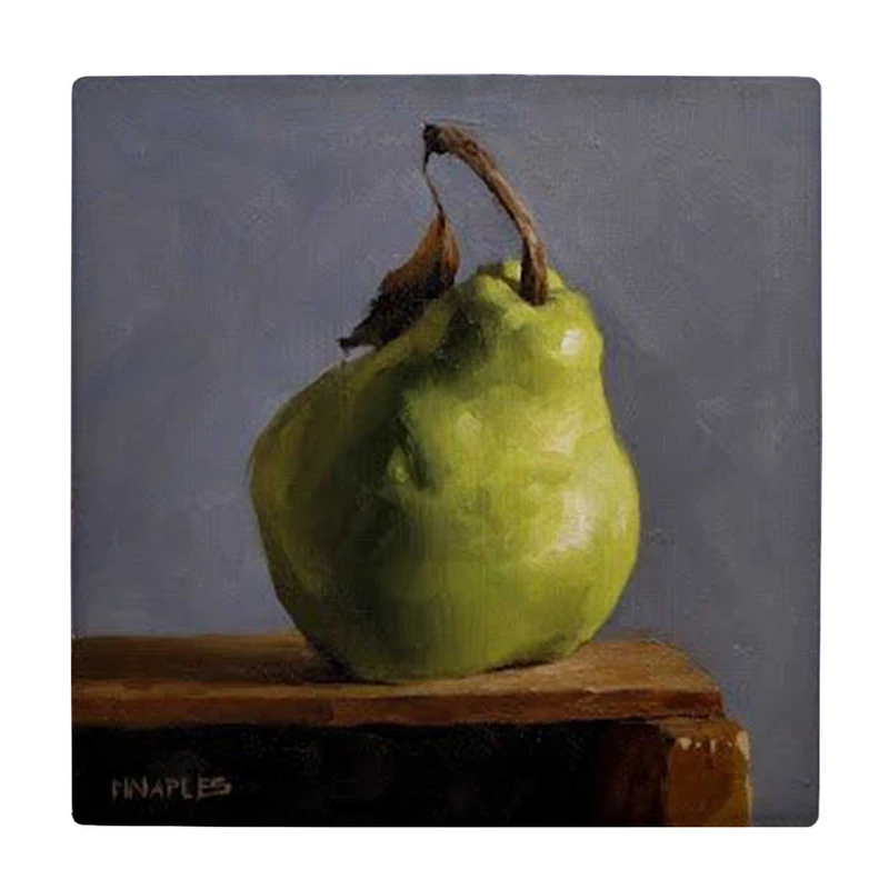  زیر لیوانی  طرح نقاشی گلابی کد    5862867_4362