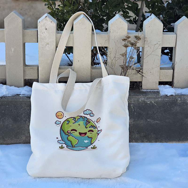 ساک خرید خندالو مدل زمین کد H1597