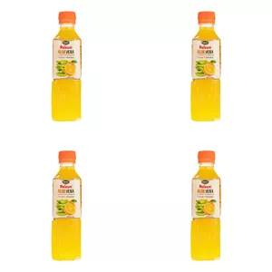 نوشیدنی میوه ای رکسوس با طعم پرتقال و تکه های آلوئه ورا - 330 میلی لیتر بسته 6 عددی