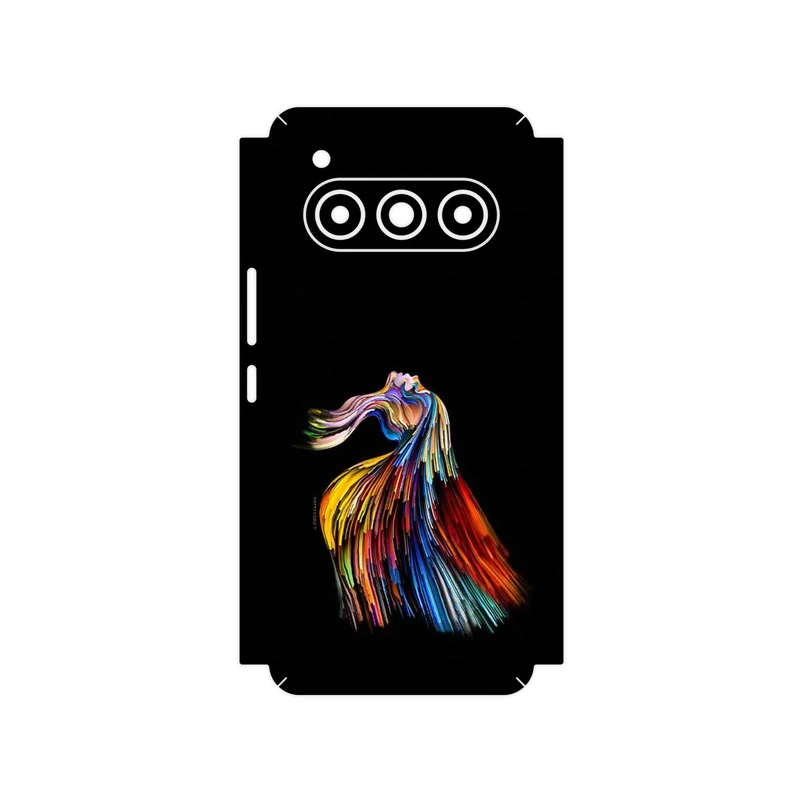 برچسب پوششی ماهوت مدل Rainbow Hair Digital Art مناسب برای گوشی موبایل داریا Bond II Lite 5G