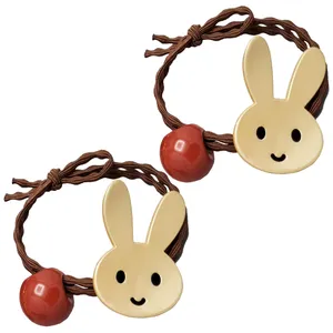 کش مو دخترانه مدل خرگوشی E11 بسته 2 عددی