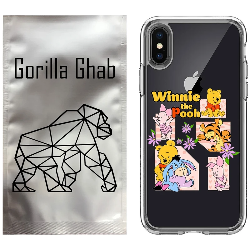 کاور گوریلا قاب مدل CLG کد 56 طرح کارتونی مناسب برای گوشی موبایل اپل iPhone X / XS
