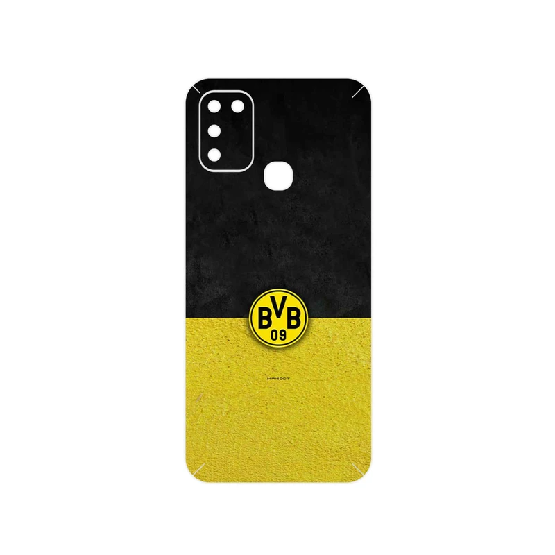برچسب پوششی ماهوت مدل Borussia Dortmund FC مناسب برای گوشی موبایل اینفینیکس Hot 10 Play