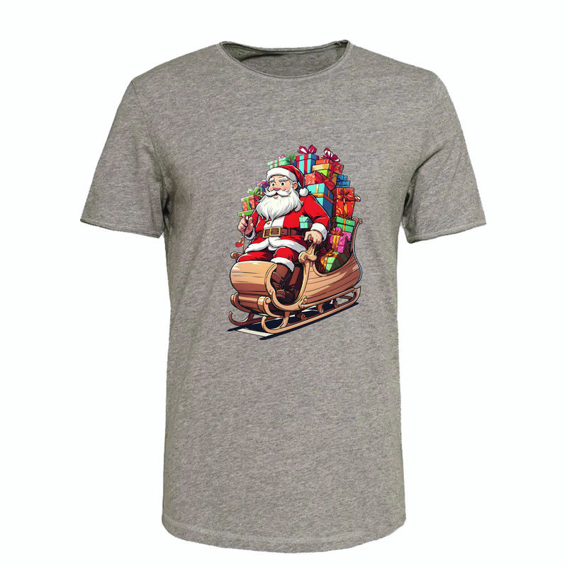 تی شرت آستین کوتاه مردانه مدل T290 طرح کریسمس