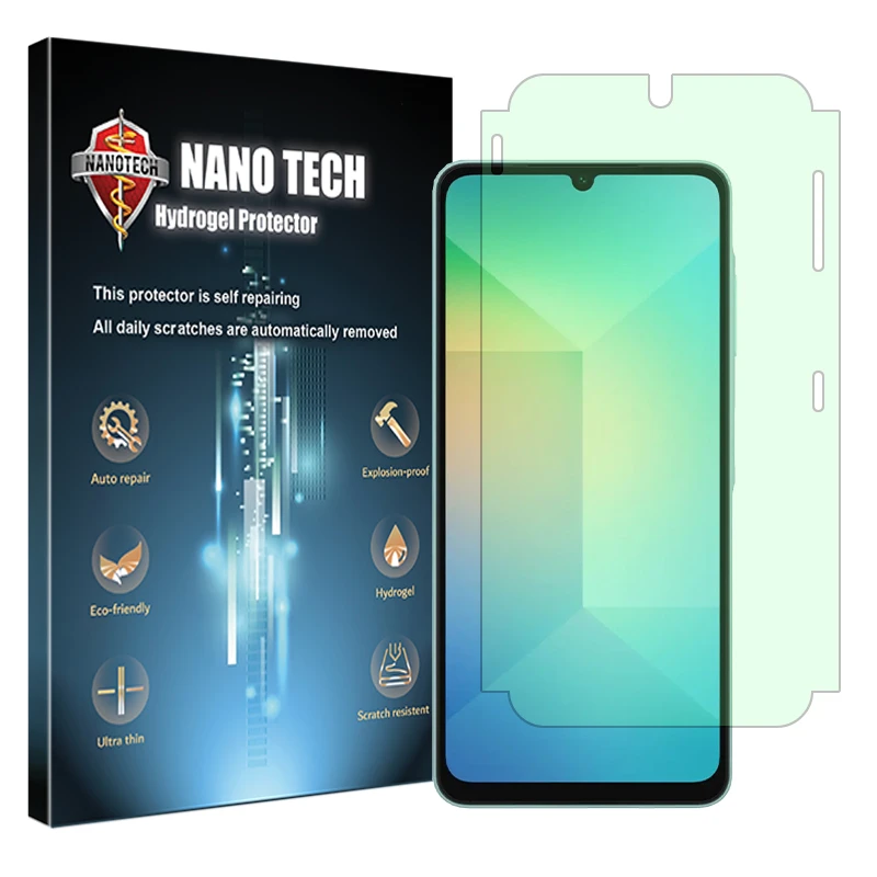 محافظ صفحه نمایش نانو تک مدل گرین لایت مناسب برای گوشی موبایل سامسونگ Galaxy A06