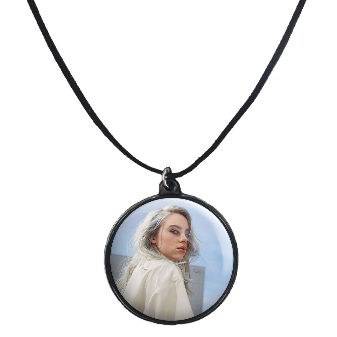 گردنبند پرمانه طرح بیلی آیلیش کد pmb.7577 مدل دو طرفه