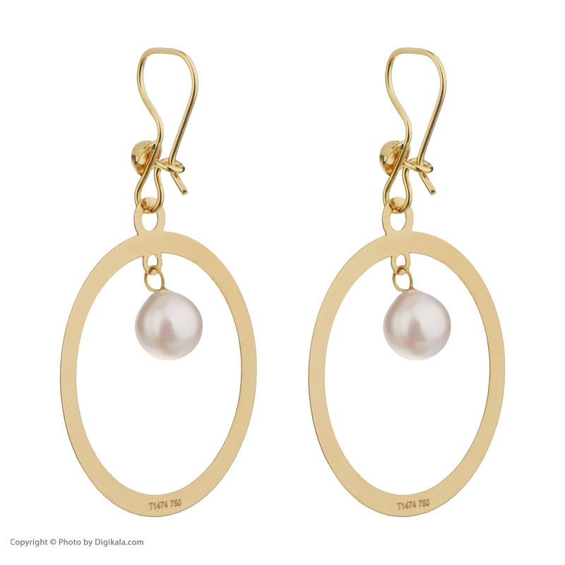 گوشواره طلا 18 عیار زنانه مایا ماهک مدل ME1016