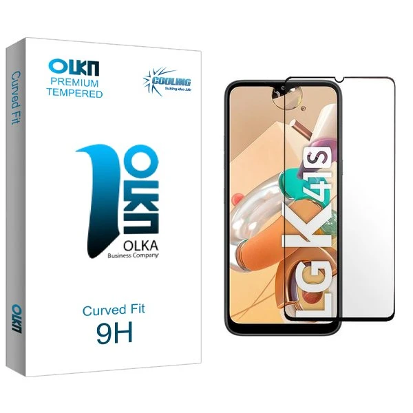 محافظ صفحه نمایش شیشه ای کولینگ مدل Olka مناسب برای گوشی موبایل ال جی K41s