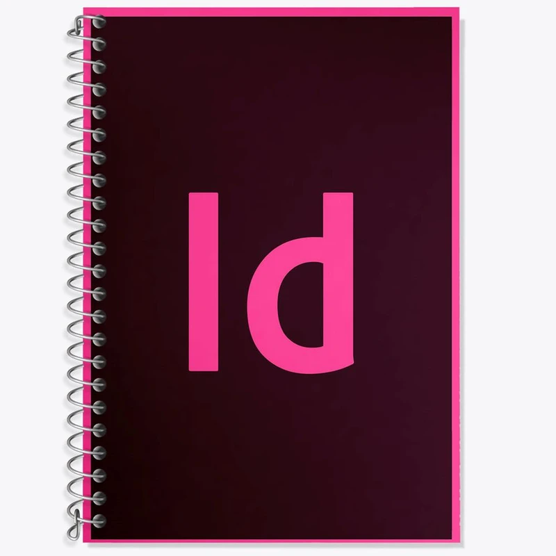 دفتر زبان 50 برگ خندالو مدل سه خط طرح ایندیزاین InDesign کد 6200