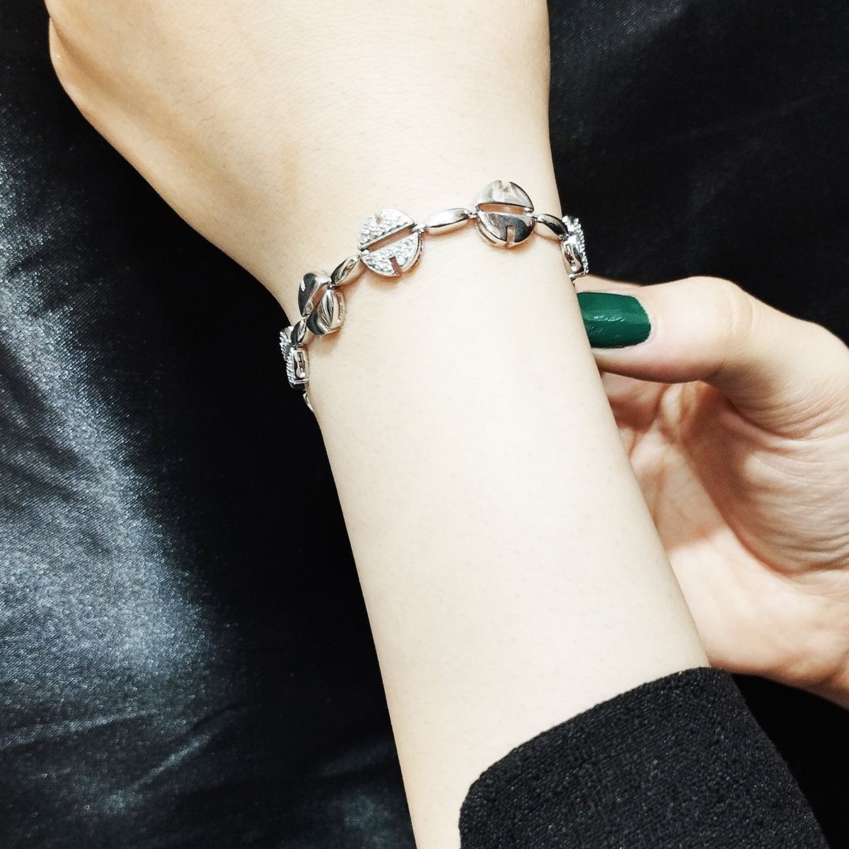دستبند نقره زنانه سلین کالا مدل دریمر کد 15 -  - 5