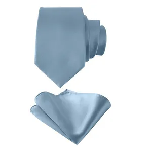 ست کراوات و دستمال جیب مردانه مدل TVF کد 14