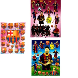 استیکر  کودک مدل  مسی و بارسلونا بسته 3 عددی