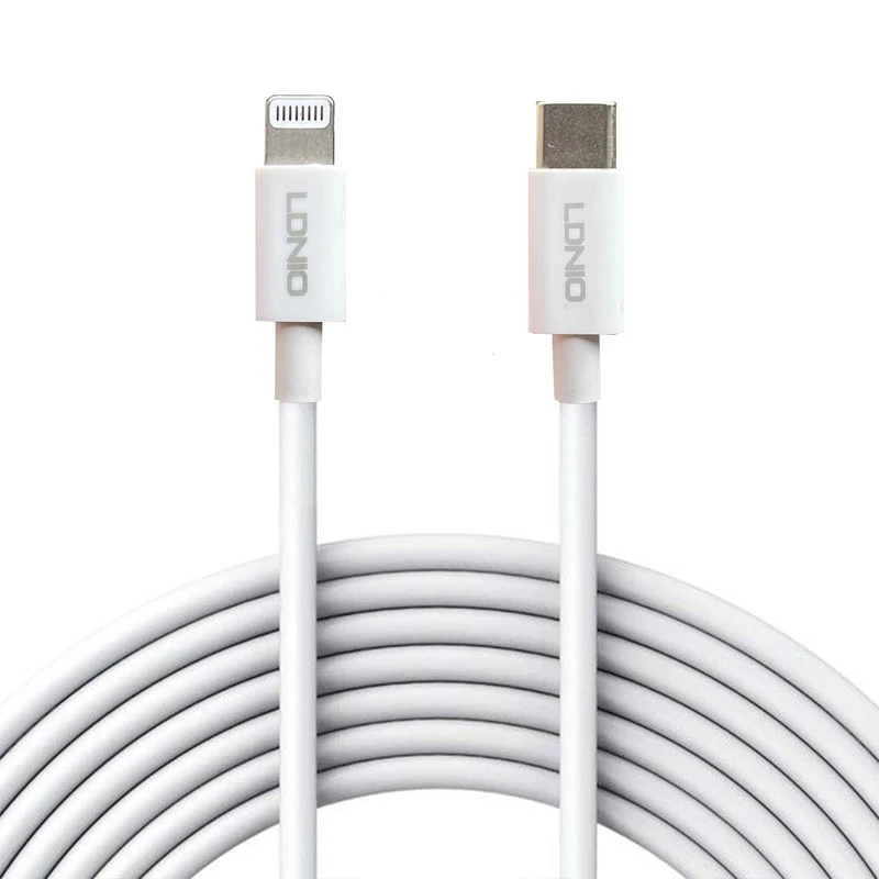 کابل تبدیل USB TYPE-c به لایتنینگ الدینو مدل 13Pro max طول 1 متر