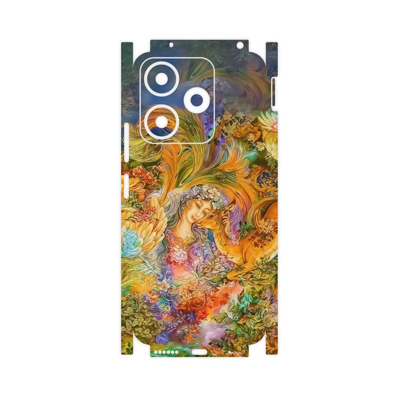 برچسب پوششی ماهوت مدل Persian miniature 3-FullSkin مناسب برای گوشی موبایل شیائومی Redmi 13x