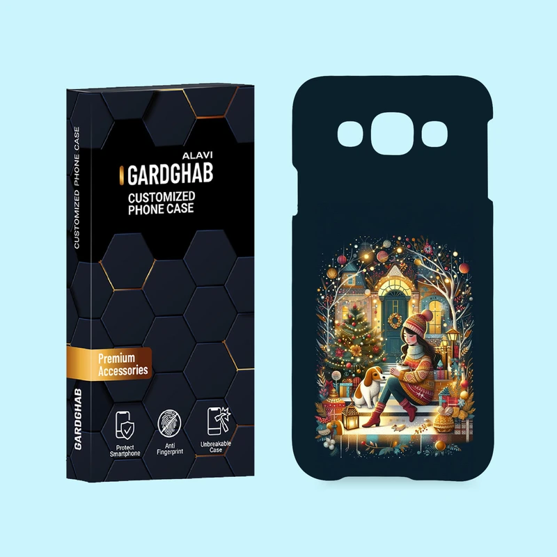 کاور گارد قاب علوی مدل هنری مناسب برای گوشی موبایل سامسونگ Galaxy E5 2015