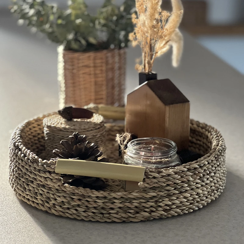 عکس شماره 12 : سینی حصیری مدل خوتکا