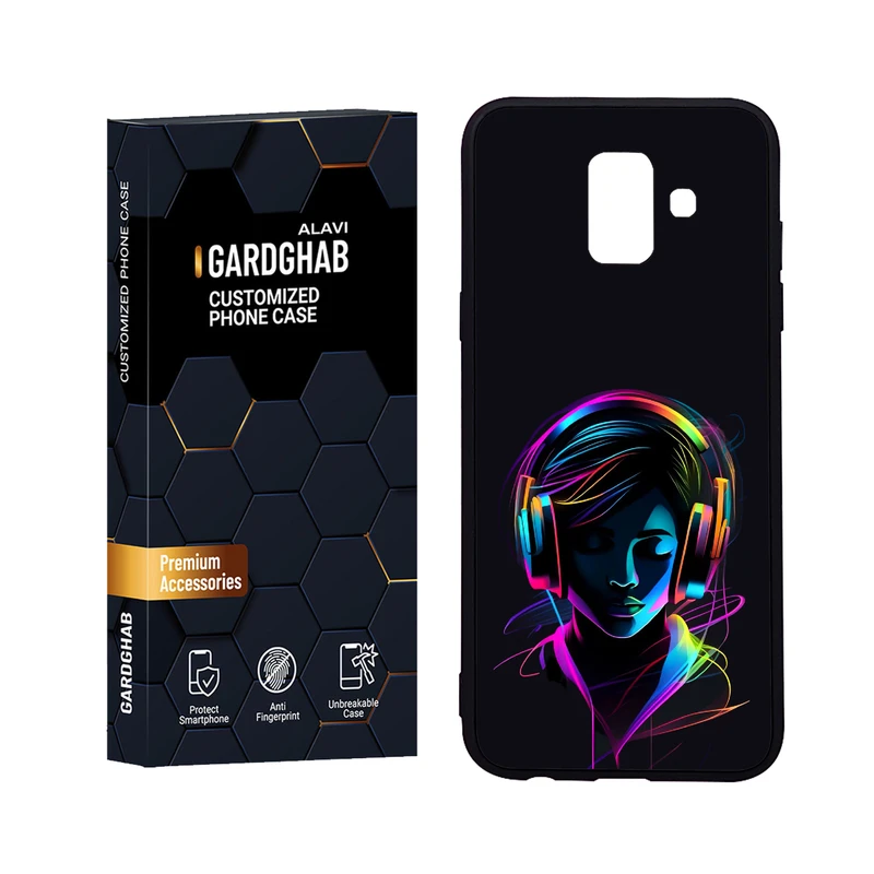 کاور گارد قاب علوی مدل Glass مناسب برای گوشی موبایل سامسونگ Galaxy A6