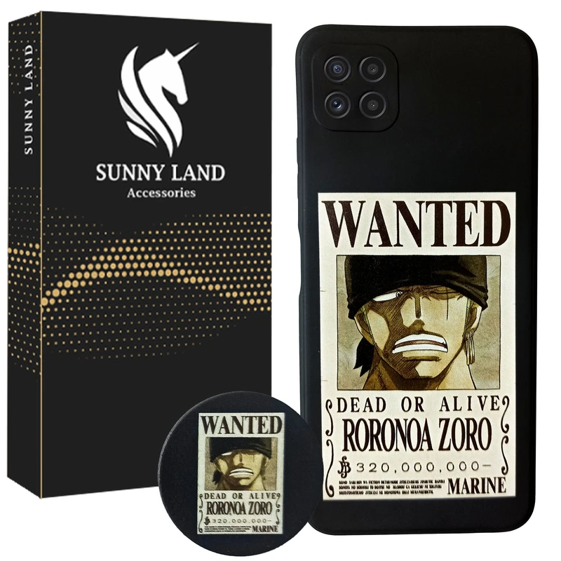 کاور سانی لند طرح Zoro مناسب برای گوشی موبایل سامسونگ Galaxy A22 5G به همراه پایه نگه دارنده